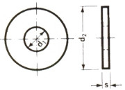 Kotflügelscheiben vz 10,5x20mm Kotflügelscheiben vz 10,5x20mm