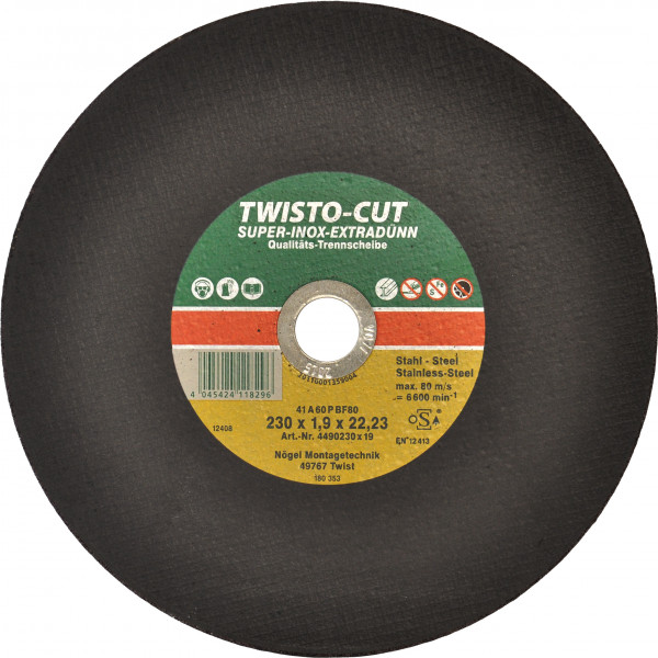 TWISTO-CUT SUPER-INOX 125x1,5x22