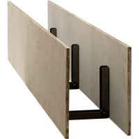 Ringbalkenschalung 200mm besandet, Länge 1,25m Ringbalkenschalung 200mm besandet, Länge 1,25m