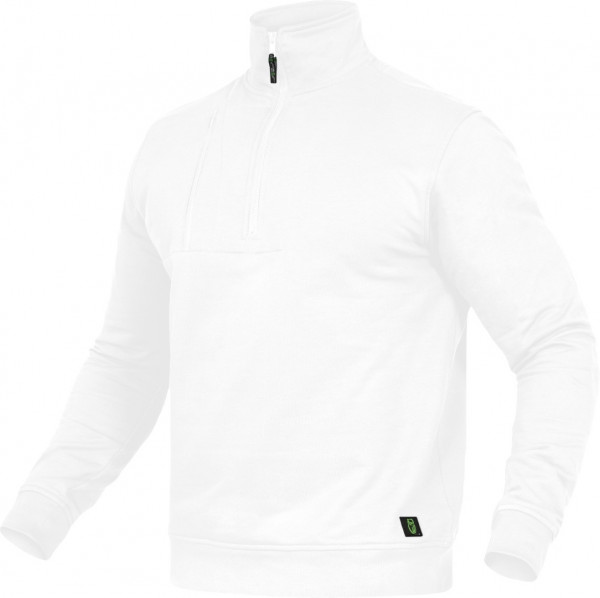 Leibwächter® Zip-Sweater weiß