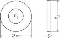 Scheiben DIN 134 verzinkt 5,5mm Scheiben DIN 134 verzinkt 5,5mm