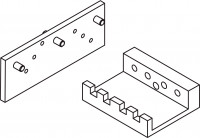 SILISTO Bohrschablone für Türbänder SILISTO Bohrschablone für Türbänder