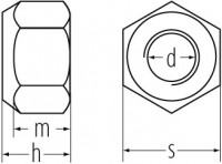 6KT-MUTTERN VZ 982 M12 6KT-MUTTERN VZ 982 M12