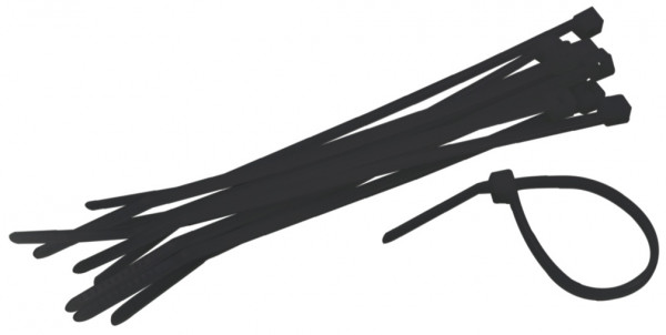 Kabelbinder schwarz 3,6x200 mm, Kabelbinder, Transportschutz, Arbeitsschutz, Betriebsbedarf