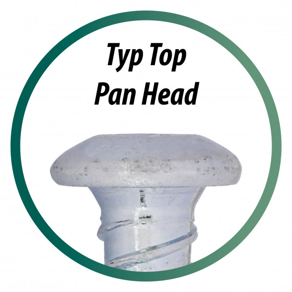 Mauerschrauben Sonderaktion Typ Top Pan Head