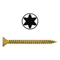 Jet-Fast® | Typ 1140 | Gelb-Verzinkt | Vollgewinde | TX Jet-Fast® | Typ 1140 | Gelb-Verzinkt | Vollgewinde | TX