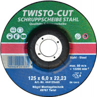 TWISTO-CUT Schruppscheibe 115x6,0x22 TWISTO-CUT Schruppscheibe 115x6,0x22